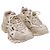 Baskets Track Balenciaga en polyuréthane Ecru Blanc Écru - vue 3