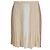 Stella Mc Cartney Stella McCartney Plisierter Rock aus beiger Seide