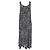 Vestido maxi de georgette con estampado paisley Theory en seda negra Negro