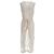 Vestido midi de encaje Zimmermann en nailon blanco