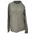 Michael Kors Collection Sweatshirt mit asymmetrischem Cutout aus grauer Baumwolle