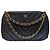 Timeless Borsa Chanel Chevron in pelle di agnello nera Nero