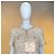 Chanel Chaqueta Iconic de Tweed Beige Arena Primavera 2019 Dorado - vista 5