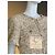 Chanel Chaqueta Iconic de Tweed Beige Arena Primavera 2019 Dorado - vista 6