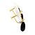 Autre Marque Orecchini a clip in oro giallo 18K con onice D'oro - vista 2