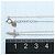 Autre Marque Platinhalskette PT900/PT850 mit Diamant - Ansicht 4