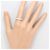 Autre Marque PT900 Platinring mit Diamant - Ansicht 7