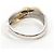 Autre Marque Platin- und Gelbgold-Ring mit Diamant Golden - Ansicht 4