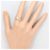 Autre Marque Platin- und Gelbgold-Ring mit Diamant Golden - Ansicht 7