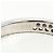 Autre Marque Anello a fascia in oro bianco 18K con diamante D'oro - vista 6
