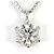 Autre Marque PT900 Platin-Halskette mit VVS1 Diamant