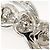 Autre Marque Anillo de banda en oro blanco de 18K con diamante Dorado - vista 2