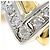 Autre Marque PT850 Platin- und 18K Gelbgold-Ring Golden - Ansicht 2