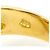 Autre Marque Anel de banda de diamante em ouro amarelo 18K e platina Dourado - vista 5