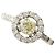 Autre Marque Platin-Ring mit gelbem Diamanten