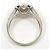 Autre Marque Platin-Ring mit gelbem Diamanten - Ansicht 3