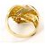 Autre Marque PT900 Platin- und 18K Gelbgold-Ring mit Diamant Golden - Ansicht 4