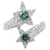Autre Marque Platin-Ring mit blauem Diamanten  - Ansicht 1