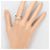 Autre Marque Platin-Ring mit gelbem Diamanten - Ansicht 7
