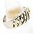 Autre Marque Platin- und Gelbgold-Ring mit Diamant Golden - Ansicht 3