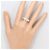 Autre Marque PT900 Platinring mit Diamant - Ansicht 7