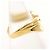 Autre Marque 18K Gelbgold-Ring mit Diamant Golden - Ansicht 3