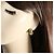 Autre Marque Orecchini a clip in oro giallo 18K e platino con diamante D'oro - vista 6