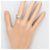 Autre Marque 18K Weißgold-Ring mit Diamant Golden - Ansicht 7