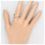 Autre Marque PT1000 Platinring mit Diamant - Ansicht 7