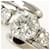Autre Marque Platinring mit Diamant - Ansicht 2