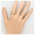 Autre Marque 18K Gelbgold- und Platin-Diamantring Golden - Ansicht 7