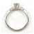 Autre Marque Platinring mit Diamant  - Ansicht 3