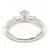 Autre Marque Platinring mit Diamant  - Ansicht 4