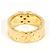 Autre Marque 14K Gelbgold-Ring mit Diamant Golden - Ansicht 4