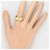 Autre Marque 14K Gelbgold-Ring mit Diamant Golden - Ansicht 6
