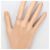 Autre Marque Platin- und Diamantring Pink - Ansicht 7