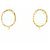 Autre Marque Orecchini a clip in oro giallo 18K con opale D'oro
