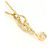 Autre Marque Collana in oro giallo 18K con diamante D'oro - vista 2