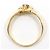 Autre Marque 18K Gelbgold-Ring mit Diamant Golden - Ansicht 2