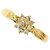 Autre Marque 18K Gelbgold-Ring mit Diamant Golden