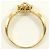 Autre Marque 18K Gelbgold-Ring mit Diamant Golden - Ansicht 2