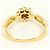 Autre Marque 18K Gelbgold-Ring mit Diamant Golden - Ansicht 3