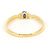 Autre Marque 18K Gelbgold-Ring mit Saphir und Diamant Golden - Ansicht 3