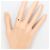 Autre Marque 18K Gelbgold-Ring mit Saphir und Diamant Golden - Ansicht 5