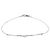 Autre Marque Bracciale con charm in oro bianco 18K con diamanti D'oro