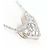 Autre Marque Collana in oro bianco 14K con diamante D'oro - vista 2