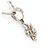 Autre Marque Collana in oro bianco 14K con zirconio D'oro - vista 2