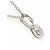 Autre Marque Collana in oro bianco 14K K14 con diamante D'oro - vista 2