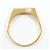 Autre Marque 18K Gelbgold-Ring mit Diamant Golden - Ansicht 2