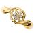 Autre Marque 18K Gelbgold-Ring mit Diamant Golden